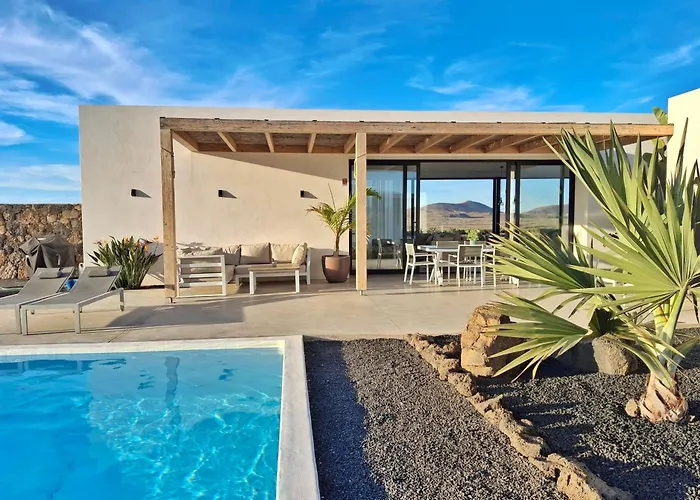 Villa Tabaiba En Lajares Con Piscina
